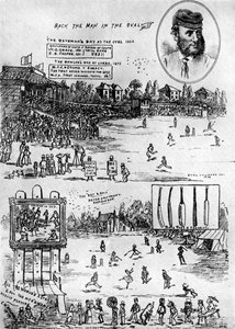 Et minne om James Southertons fordel cricketkamp, 1800-tallet 1912 av Unbekannt