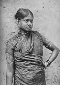 En nautch jente, Madras presidentskap, 1902 av Unbekannt