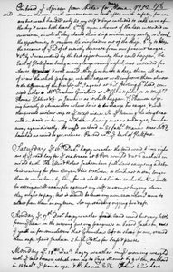 En side fra tidsskriftet til John Newton, 1750-1754 1965 av Unbekannt