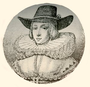Et portrett av en nederlandsk dame, i bredbremmet hatt og ruff, midten av 1600-tallet, 1937 av Unbekannt