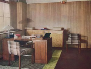 Et privat kontor designet og utført av Gordon Russell Ltd., Broadway Worcs og London, 1935 av Unbekannt