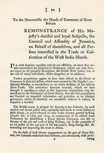 En remonstrasjon av emnet slavehandel, 1789 1965 av Unbekannt