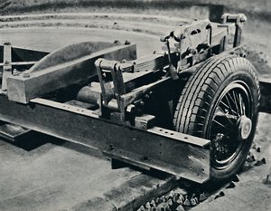 Et roadster-dekk under test, 1937 av Unbekannt