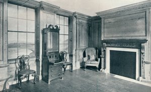 Et rom på c1740 fra 63, Mansell Street, c1740 av Unbekannt