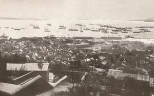 Utsikt over de nye kaiene på byggetidspunktet, 1914 av Unbekannt
