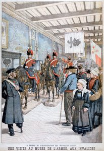 Et besøk til Army Museum av krigsveteranene, 1903 av Unbekannt