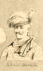 Abbas Shah, 1571-1629, 1830. av Unbekannt