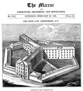 Abingdon Workhouse, Oxfordshire, bygget for Abingdon Union, 1836 av Unbekannt