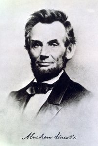 Abraham Lincoln, president i USA, c1865 av Unbekannt
