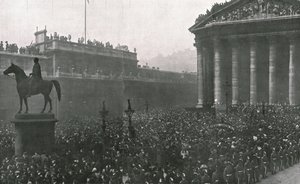 Tiltredelse av kong George V, 1910. av Unbekannt