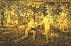 Adam og Eva. The Temptation, c1500-tallet, 1900-tallet av Unbekannt