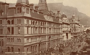 Adderley Street, Cape Town, tidlig på 1900-tallet. av Unbekannt
