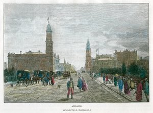 Adelaide, Sør-Australia, Australia, c1890 av Unbekannt
