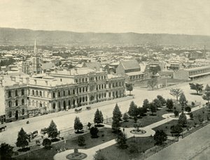 Adelaide, fra Post Office Tower, 1901. av Unbekannt