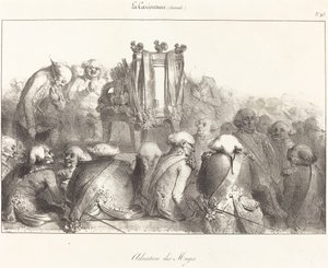 Tilbedelse av magi, 1831. av Unbekannt