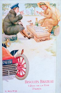 Annonse for Biscuits Brateau, c1900-tallet av Unbekannt