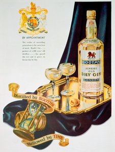 Annonse for Booths gin, 1935 av Unbekannt