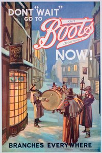 Annonse for Boots the Chemists, 1924 av Unbekannt