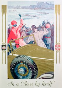 Annonse for Dunlop-dekk, 1932 av Unbekannt