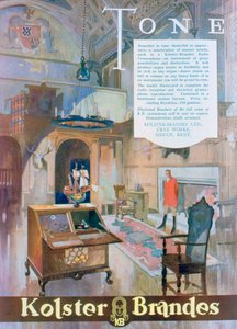 Annonse for Kolster Brandes radiogrammofoner, 1930 av Unbekannt