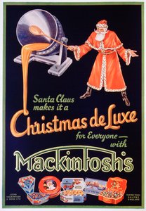 Annonse for Mackintoshs fløtekaramell, 1934 av Unbekannt