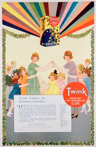 Annonse for Twink dye, 1922 av Unbekannt