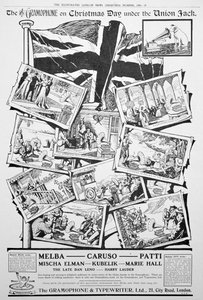 Annonse for Gramophone and Typewriter Co, 1906 av Unbekannt