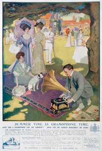 Annonse for Gramophone and Typewriter Co, 1907 av Unbekannt