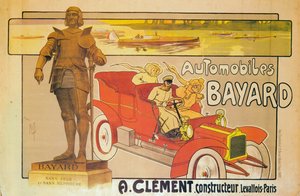 Annonse for Clement-Bayard-biler, c1905 av Unbekannt