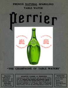 Annonse for Perrier vann, 1905 av Unbekannt