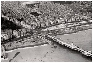 Luftfoto av Brighton, Sussex, fra en Zeppelin, 1931 1933 av Unbekannt