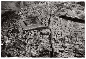 Luftfoto av Gamle Kairo, Egypt, fra en Zeppelin, 1931 1933 av Unbekannt