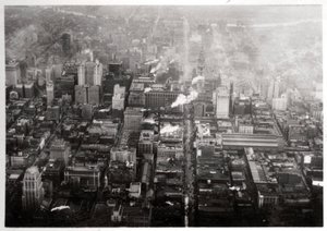 Luftfoto av Philadelphia, Pennsylvania, USA, fra en Zeppelin, 1928 1933 av Unbekannt