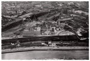 Luftfoto av Kreml, Moskva, USSR, fra en Zeppelin, 1930 1933 av Unbekannt