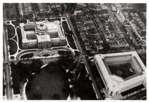 Luftfoto av Library of Congress, Washington DC, USA, fra en Zeppelin, 1928 1933 av Unbekannt