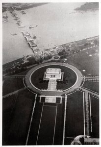 Luftfoto av Lincoln Memorial, Washington DC, USA, fra en Zeppelin, 1928 1933 av Unbekannt