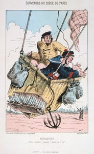 Aerostier, beleiring av Paris, 1870-1871 av Unbekannt