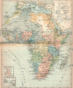 Africa Political, c1902, 1903 av Unbekannt
