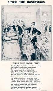 After the Honeymoon - Deres første middagsselskap, 1927 av Unbekannt