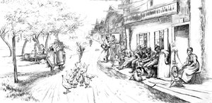 Etter dagens slit, 1873 c1880-1882 av Unbekannt