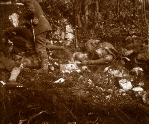 Etterdønninger av slaget, c1914-c1918 av Unbekannt