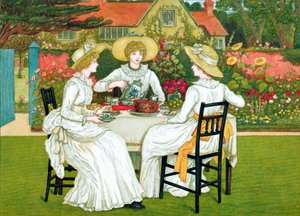 Ettermiddagste, 1886 av Unbekannt
