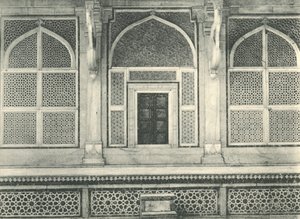 Agra. Skjerm av Sulim Chishtis-graven, Futtehpur Sikri. av Unbekannt