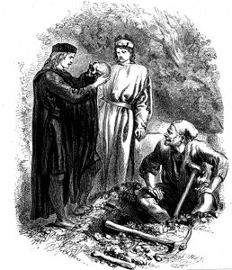 Akk, stakkars Yorick! Jeg kjente ham, Horatio, c1850 av Unbekannt