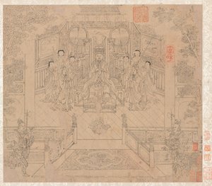 Album med daoistiske og buddhistiske temaer, 1200-tallet. av Unbekannt
