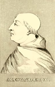 Alexander VI, 1431-1503, 1830. av Unbekannt