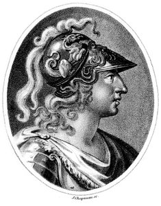 Alexander den store 356-323 f.Kr., ca 1800 av Unbekannt