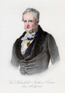 Alexander von Humboldt , prøyssisk naturforsker og oppdagelsesreisende, 1800-tallet av Unbekannt