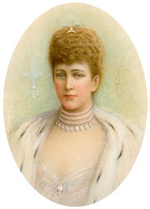 Alexandra, dronningkonsort av kong Edward VII av Storbritannia, 1905 av Unbekannt