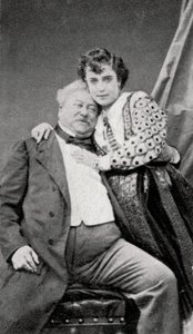 Alexandre Dumas, den eldste, fransk romanforfatter og dramatiker, c1865 av Unbekannt